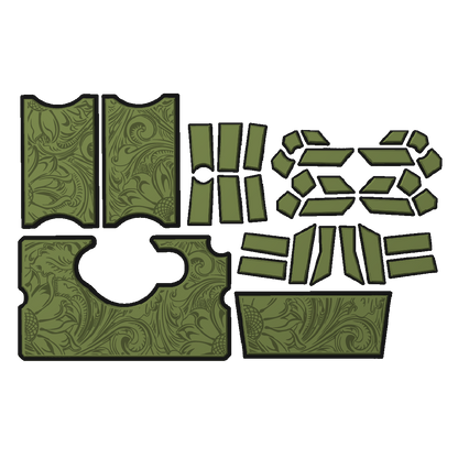 "OUTLAW" - Custom EVA Foam Routed Speaker Shell for Ecoxgear Defender