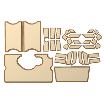 "Nothing At All" - Custom EVA Foam Routed Speaker Shell for Ecoxgear Defender