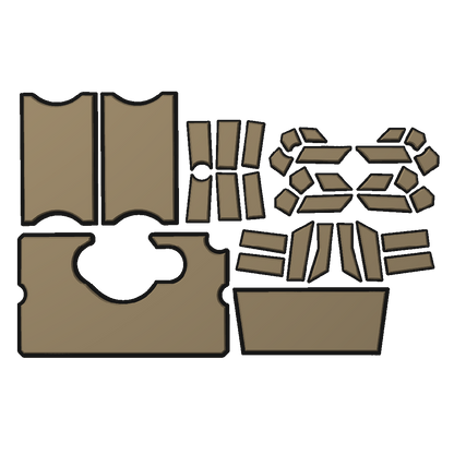 "Nothing At All" - Custom EVA Foam Routed Speaker Shell for Ecoxgear Defender