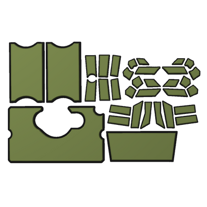 "Nothing At All" - Custom EVA Foam Routed Speaker Shell for Ecoxgear Defender