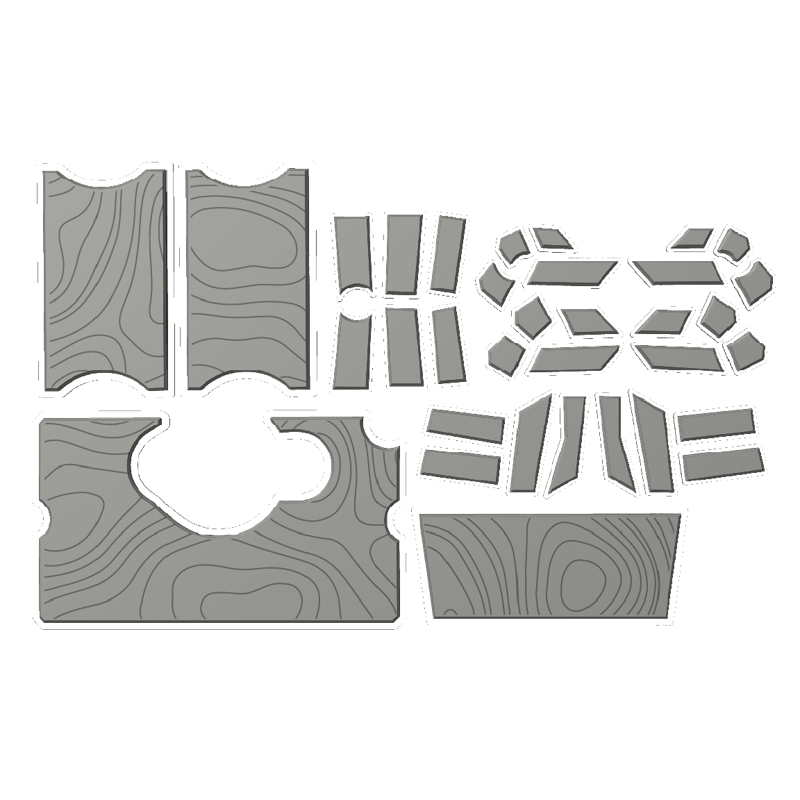 "Topo" - Custom EVA Foam Routed Speaker Shell for Ecoxgear Defender