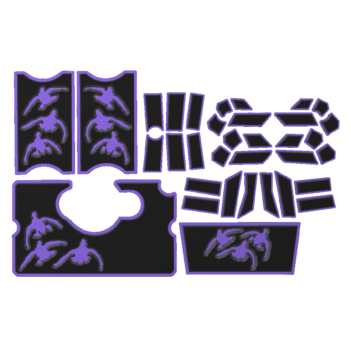 "Cupped Ducks" - Custom EVA Foam Routed Speaker Shell for Ecoxgear Defender