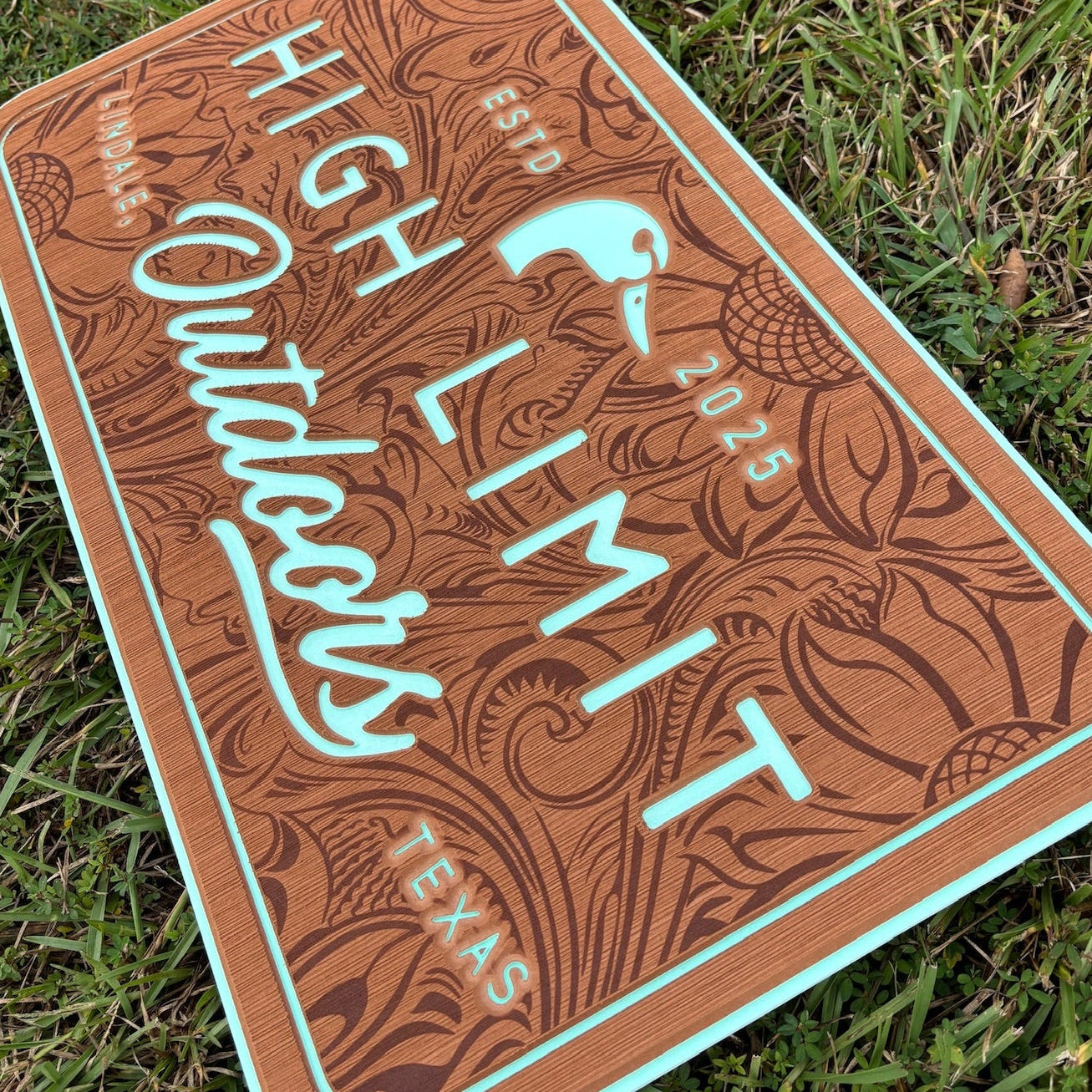 "OUTLAW" - Custom Cooler Topper with YOUR NAME OR LOGO