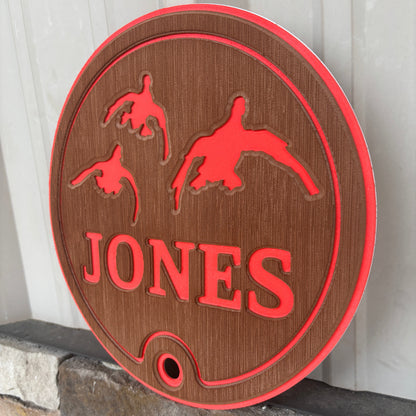 "Cupped Ducks" - Custom YETI®  Loadout Bucket Lid Foam Topper