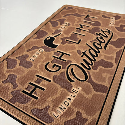 "JETT'S CAMO" - Custom Cooler Topper with YOUR NAME OR LOGO