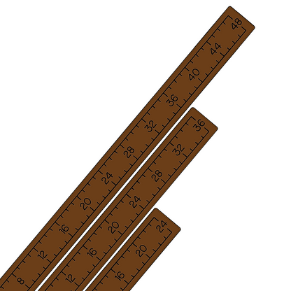 "FISH RULERS" - Custom EVA FOAM Fish Rulers - Choose Your Size!