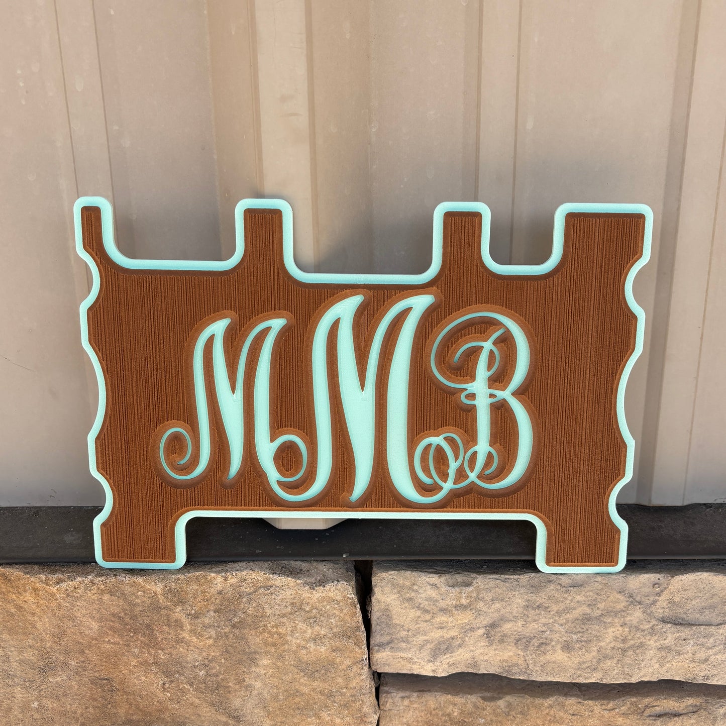 "MONOGRAM" - Custom Speaker Shell for Turtlebox or Ecoxgear Defender