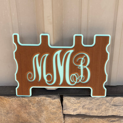 "MONOGRAM" - Custom Speaker Shell for Turtlebox or Ecoxgear Defender