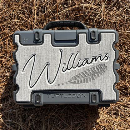 "Turkey Feathers" - Custom Speaker Shell for Turtlebox or Ecoxgear Defender