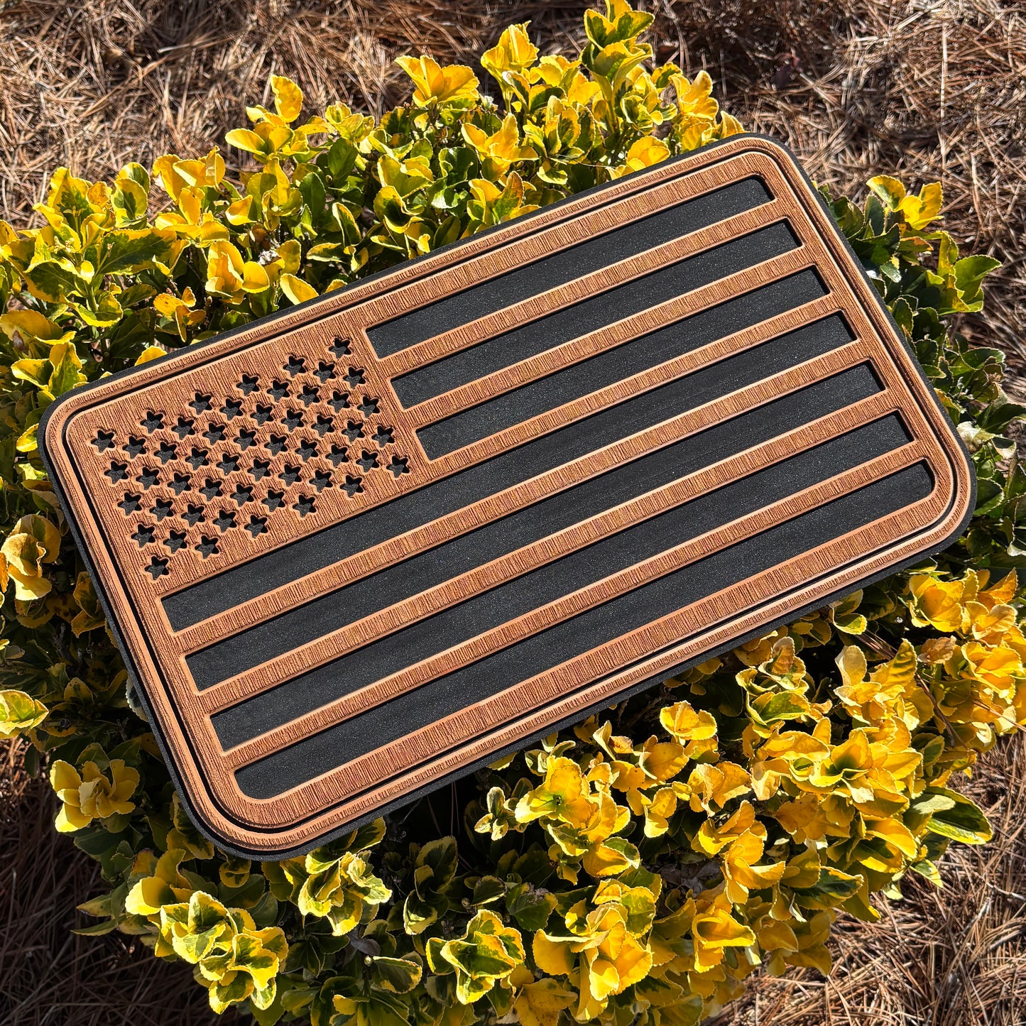 "American Flag" - Fully Routed Custom Cooler Topper
