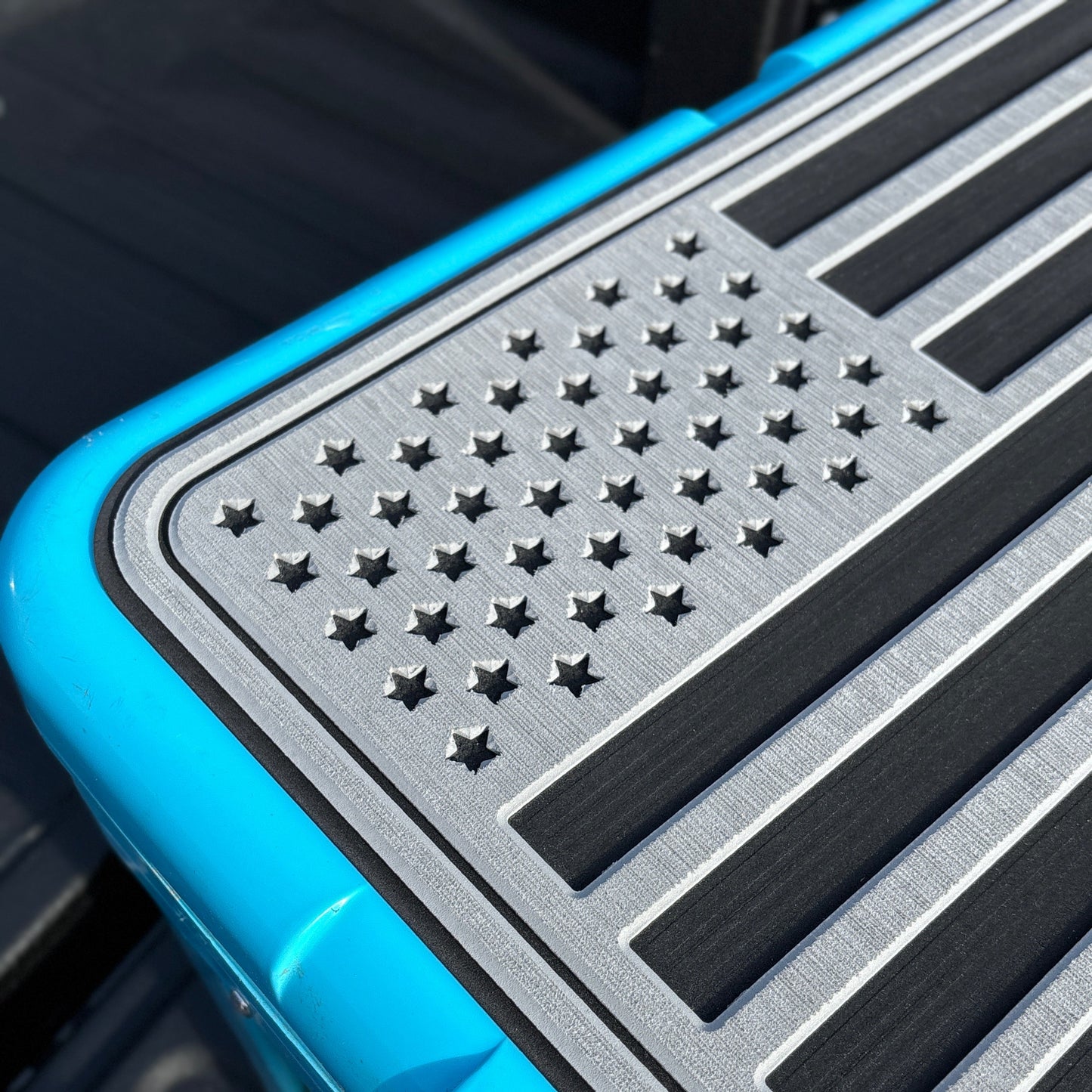 "American Flag" - Fully Routed Custom Cooler Topper