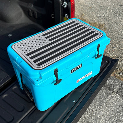 "American Flag" - Fully Routed Custom Cooler Topper