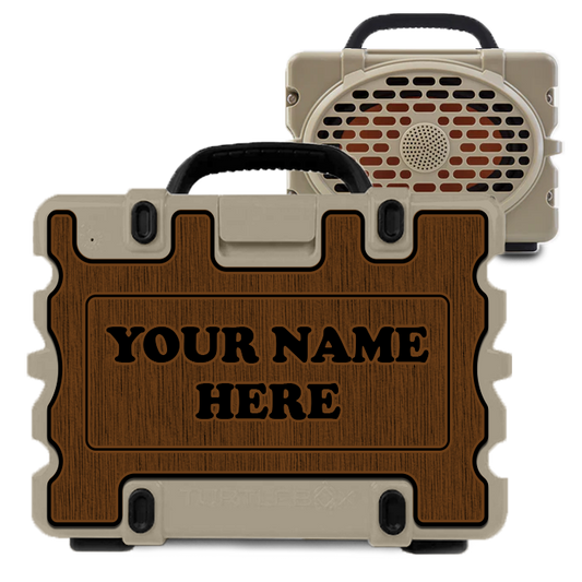 "Whose Is It" - Custom Speaker Shell for Turtlebox or Ecoxgear Defender