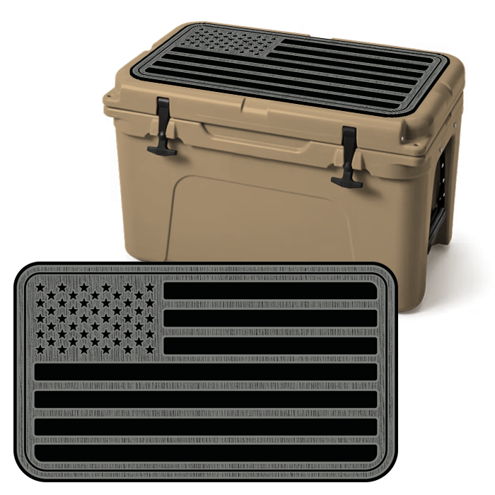 "American Flag" - Fully Routed Custom Cooler Topper