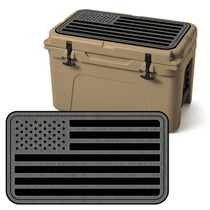 "American Flag" - Fully Routed Custom Cooler Topper