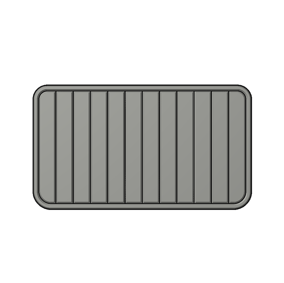 "Lines" - EVA Foam Cooler Topper