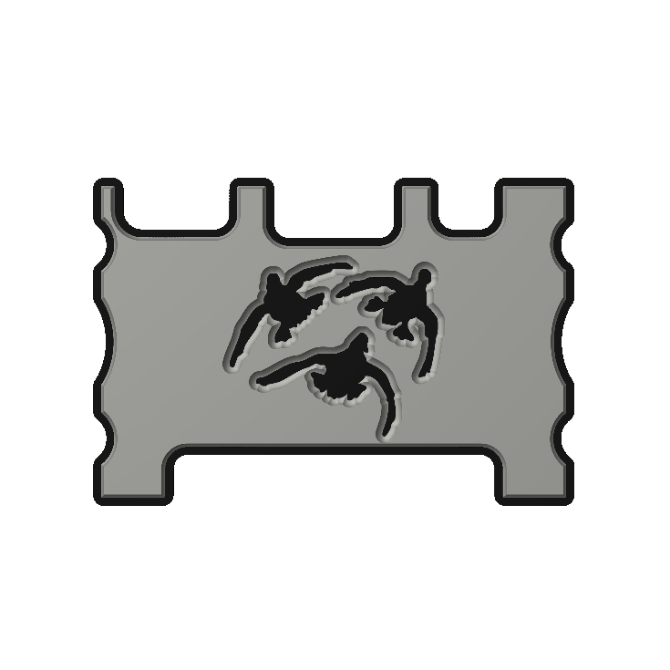 "Cupped Ducks" - Custom Speaker Shell for Turtlebox or Ecoxgear Defender