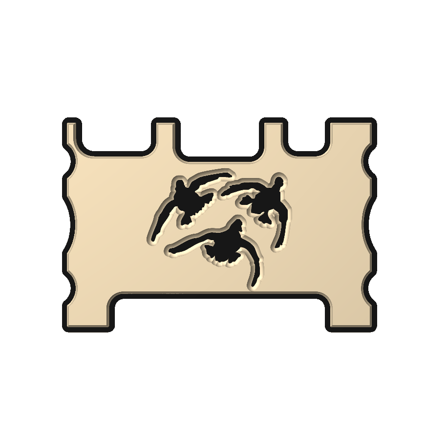 "Cupped Ducks" - Custom Speaker Shell for Turtlebox or Ecoxgear Defender