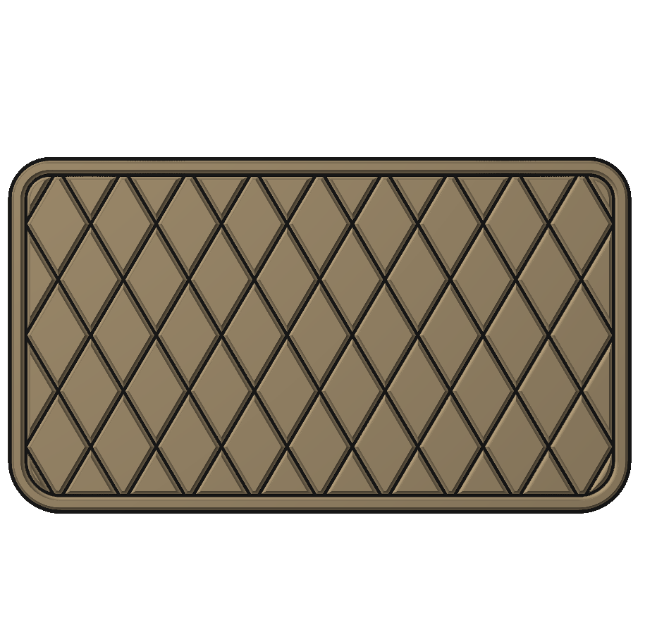 "Diamonds" - EVA Foam Cooler Topper
