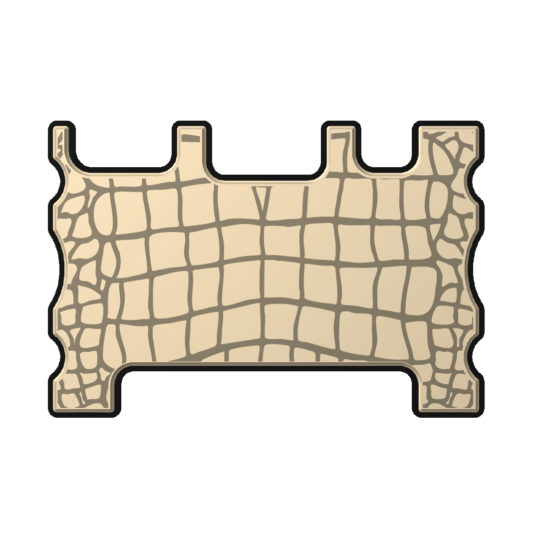 "Gator Skin" - Custom Speaker Shell for Turtlebox or Ecoxgear Defender