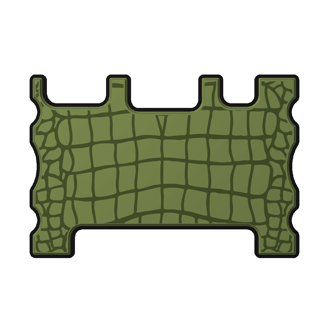 "Gator Skin" - Custom Speaker Shell for Turtlebox or Ecoxgear Defender