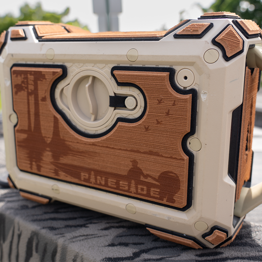 "PINESIDE" - Custom EVA Foam Routed Speaker Shell for Ecoxgear Defender