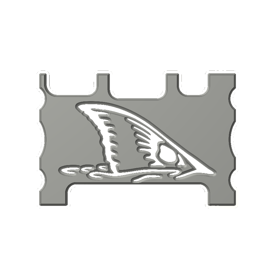 "Red Fish Tail" - Custom Speaker Shell for Turtlebox or Ecoxgear Defender