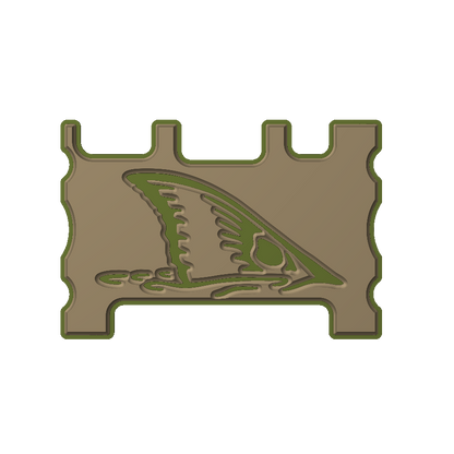 "Red Fish Tail" - Custom Speaker Shell for Turtlebox or Ecoxgear Defender