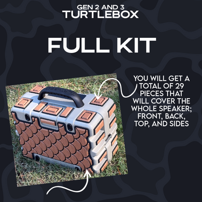 "YOUR LOGO" - Custom Speaker Shell for Turtlebox or Ecoxgear Defender