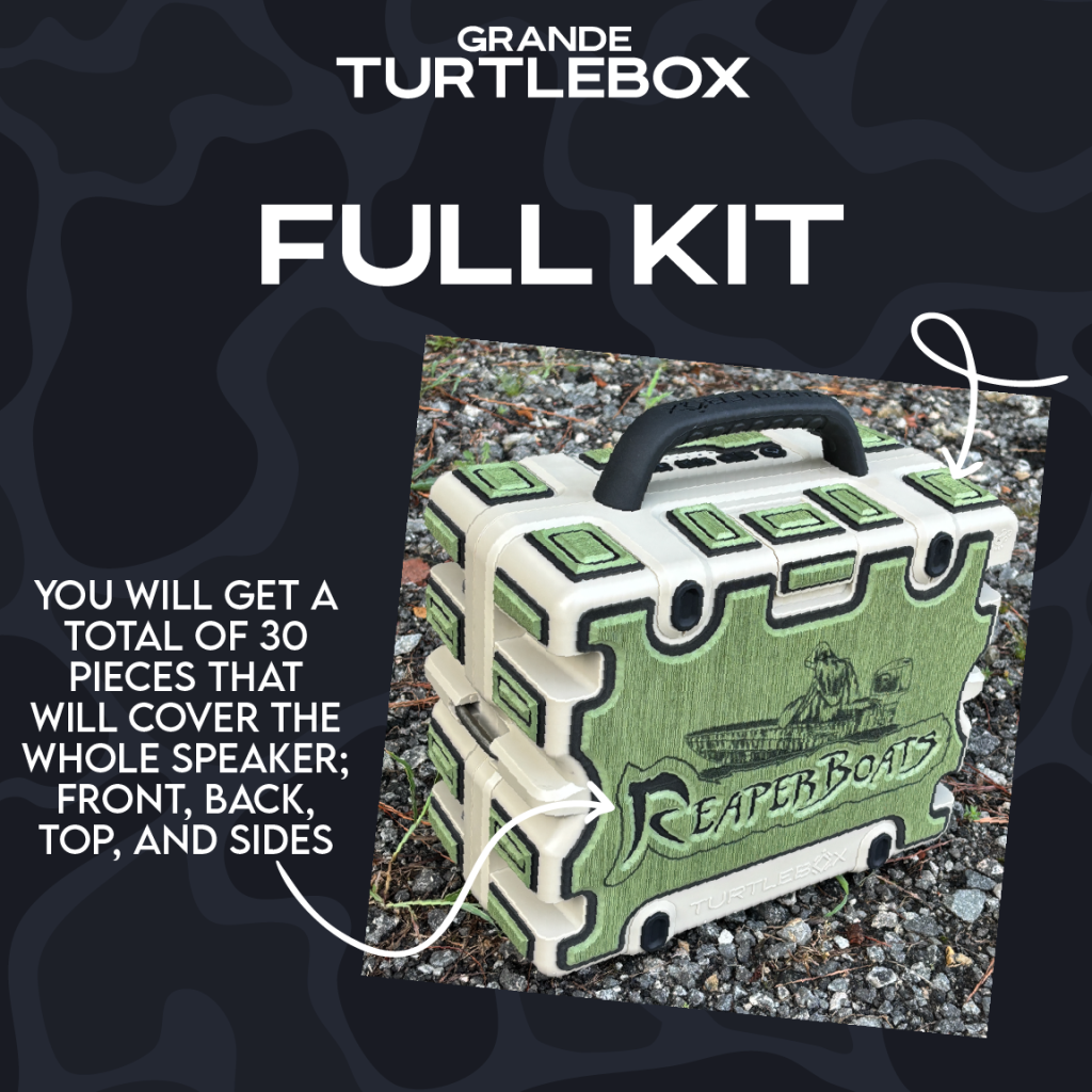 "YOUR LOGO" - Custom Speaker Shell for Turtlebox or Ecoxgear Defender