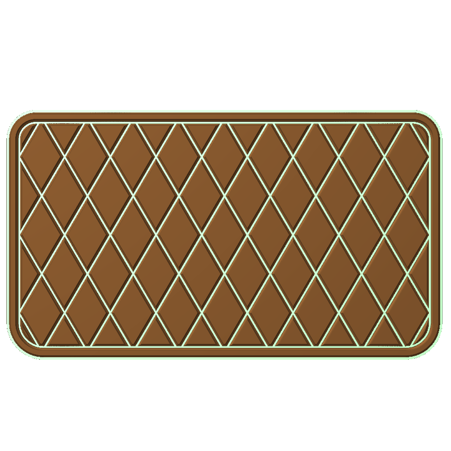 "Diamonds" - EVA Foam Cooler Topper