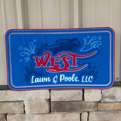 "Strictly Business" - Custom Cooler Topper with YOUR LOGO